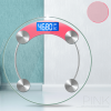 1pc Transparent Bathroom Scales LCD Electronic Bascula Pesa Digital Smart Scale Bear 180 KG Body Weight Balance Scales Floor Scales - White