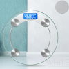 1pc Transparent Bathroom Scales LCD Electronic Bascula Pesa Digital Smart Scale Bear 180 KG Body Weight Balance Scales Floor Scales - White