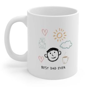 Funny Best Dad Ever Coffee Tea Mug - One Size