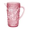 Leading Ware 2.5 Quarts Water Pitcher with Lid, Paisley Unbreakable Plastic Pitcher, Drink Pitcher, Juice Pitcher with Spout BPA Free - as Pic