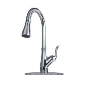 Pull Down Touchless Single Handle Kitchen Faucet - as Pic