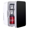 Portable Cooler Compact Mini Refrigerator For Bedroom Office Car Boat Dorm Skincare  - Black - 10 L