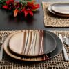 Brown Bazaar Dinnerware Set - Enhance Your Dining Experience with Style and Elegance! - Brown