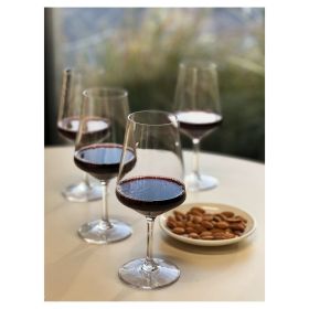 Plastic Wine Glasses Set of 4 (19oz), BPA Free Tritan Lexington Wine Glass Set, Unbreakable Red Wine Glasses, White Wine Glasses - as Pic