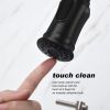 Pull Down Double Handle Kitchen Faucet-dk - Matte Black