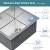 14 x 14 Inch Undermount Kitchen Sink, 16 Gauge Stainless Steel Wet Bar or Prep Sinks Single Bowl - 14*14
