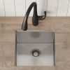 14 x 14 Inch Undermount Kitchen Sink, 16 Gauge Stainless Steel Wet Bar or Prep Sinks Single Bowl - 14*14