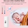 Tuya WiFi/Zigbee Smart Temperature Humidity Sensor Indoor Hygrometer APP Remote Monitor Via Smart Life Works With Alexa Google - TH02-1PC