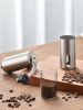 GIANXI Manual Coffee Grinder for French Embossing Machine Hand-held Mini Brushed Stainless Steel Portable Conical - Stainless Steel