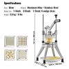 VEVOR Commercial Chopper Commercial Vegetable Chopper with 4 Blades Fruits Dicer - Default