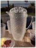 Leading Ware 2.5 Quarts Water Pitcher with Lid, Diamond Cut Unbreakable Plastic Pitcher, Drink Pitcher, Juice Pitcher with Spout BPA Free - as Pic