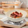 Nonstick Cookware Set, Kitchen Cookware Sets Hard Anodized Granite Pots and Pans, 10 Piece - as Pic