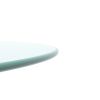 30" Inch Round Tempered Glass Table Top Clear Glass 1/4" Inch Thick Round Polished Edge - Transparent