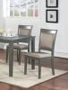 5pc Dining Room Set Dining Table w wooden Top Cushion Seats Chairs Kitchen Breakfast Dining room Furniture Oak Veneer Unique Design - as Pic