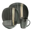 Brown Bazaar Dinnerware Set - Enhance Your Dining Experience with Style and Elegance! - Gray