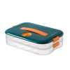 1pc Refrigerator Dumpling Storage Box; Frozen Dumplings Multi-layer; Household Large Capacity Dumpling Box Multifunctional 11.8in/8in - Three-layer