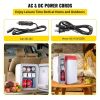 Portable Cooler Compact Mini Refrigerator For Bedroom Office Car Boat Dorm Skincare  - Red & White - 10 L