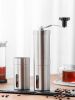 GIANXI Manual Coffee Grinder for French Embossing Machine Hand-held Mini Brushed Stainless Steel Portable Conical - Stainless Steel