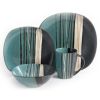 Brown Bazaar Dinnerware Set - Enhance Your Dining Experience with Style and Elegance! - Blue