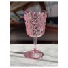 Paisley Plastic Wine Glasses Set of 4 (13oz), BPA Free Acrylic Wine Glass Set, Unbreakable Red Wine Glasses, White Wine Glasses - as Pic